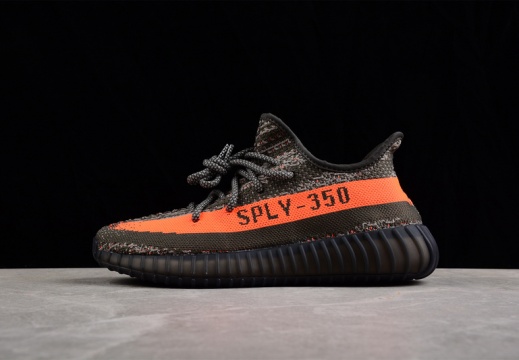 YEEZY BOOST 350 V2 DARK BELUGA 3.0 CORE BLACKORANGEARMY GREEN HQ7045 size 36-50
